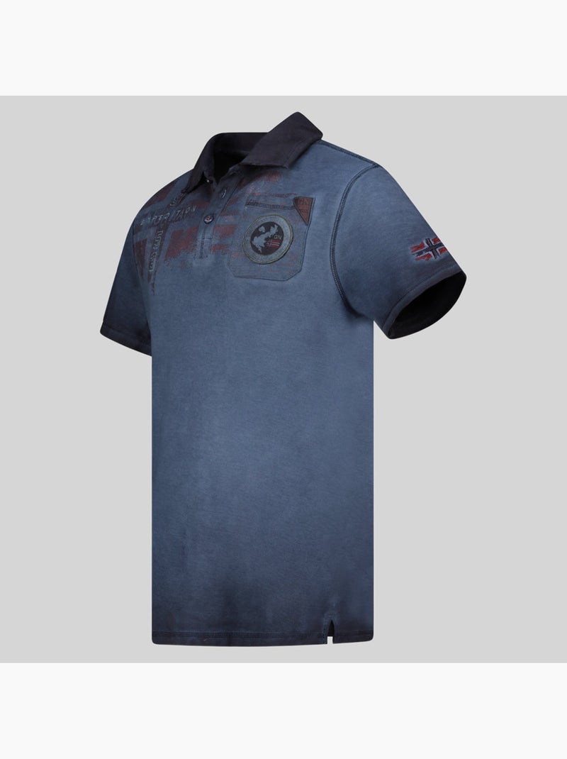 Polo kimac – geographical norway Azul-marinho - Kiabi