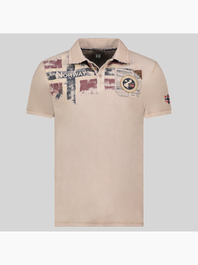 Polo kimac – geographical norway Bege - Kiabi
