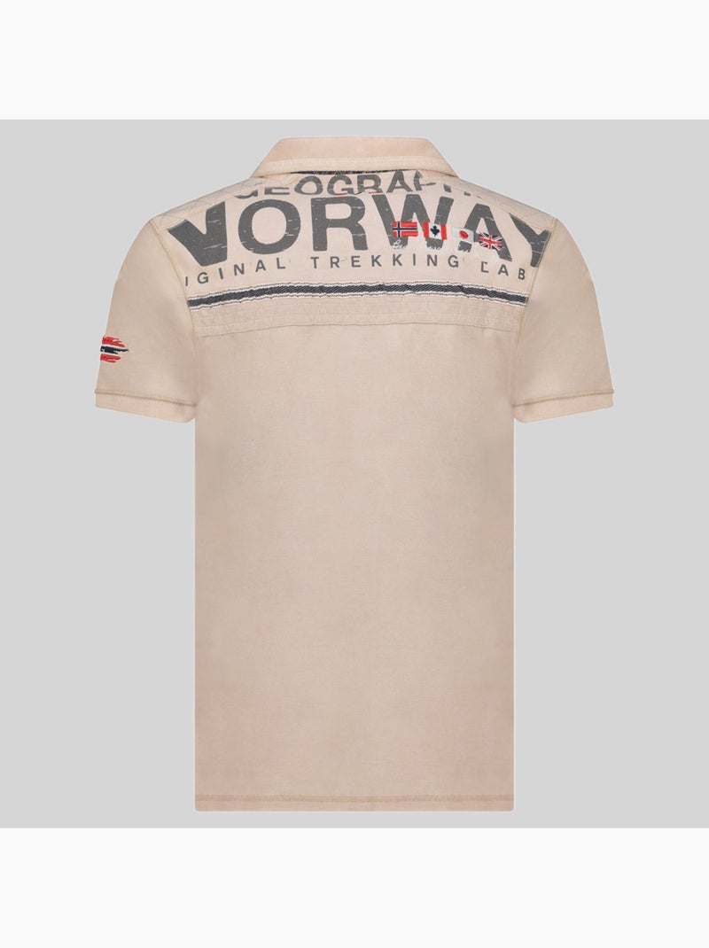 Polo kimac – geographical norway Bege - Kiabi