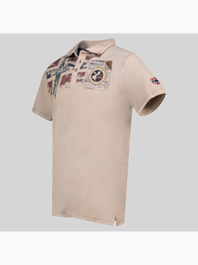Polo kimac – geographical norway Bege - Kiabi