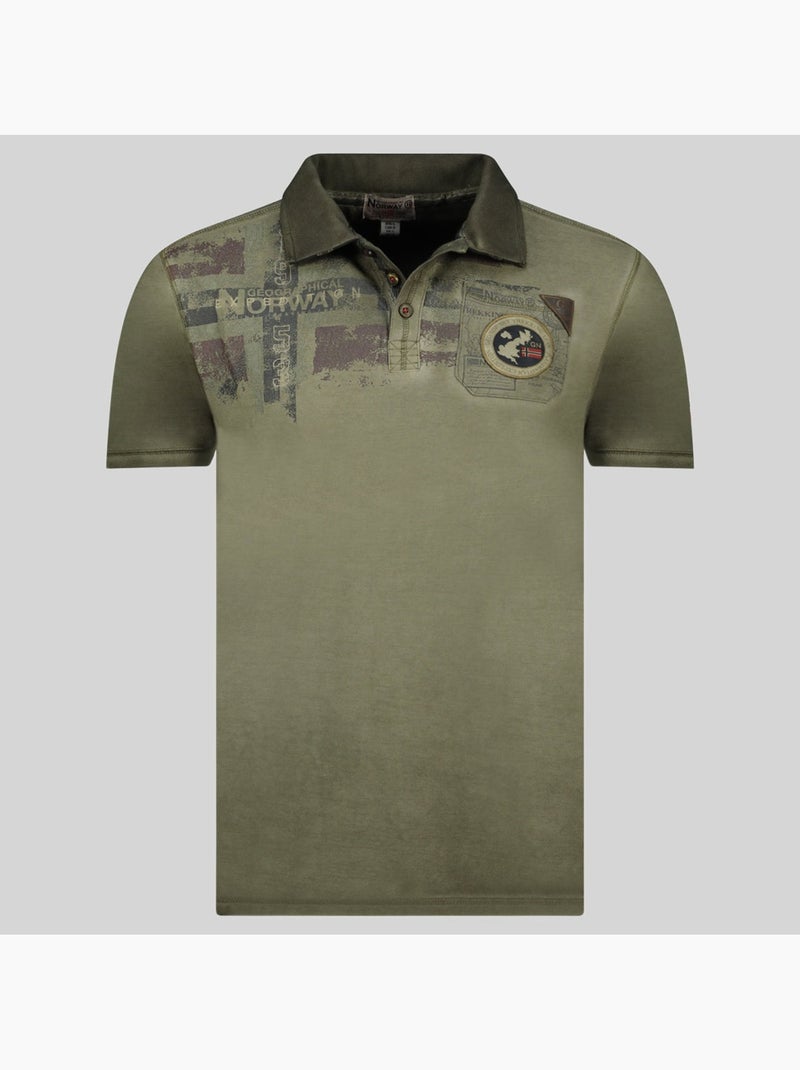 Polo kimac – geographical norway Cáqui - Kiabi