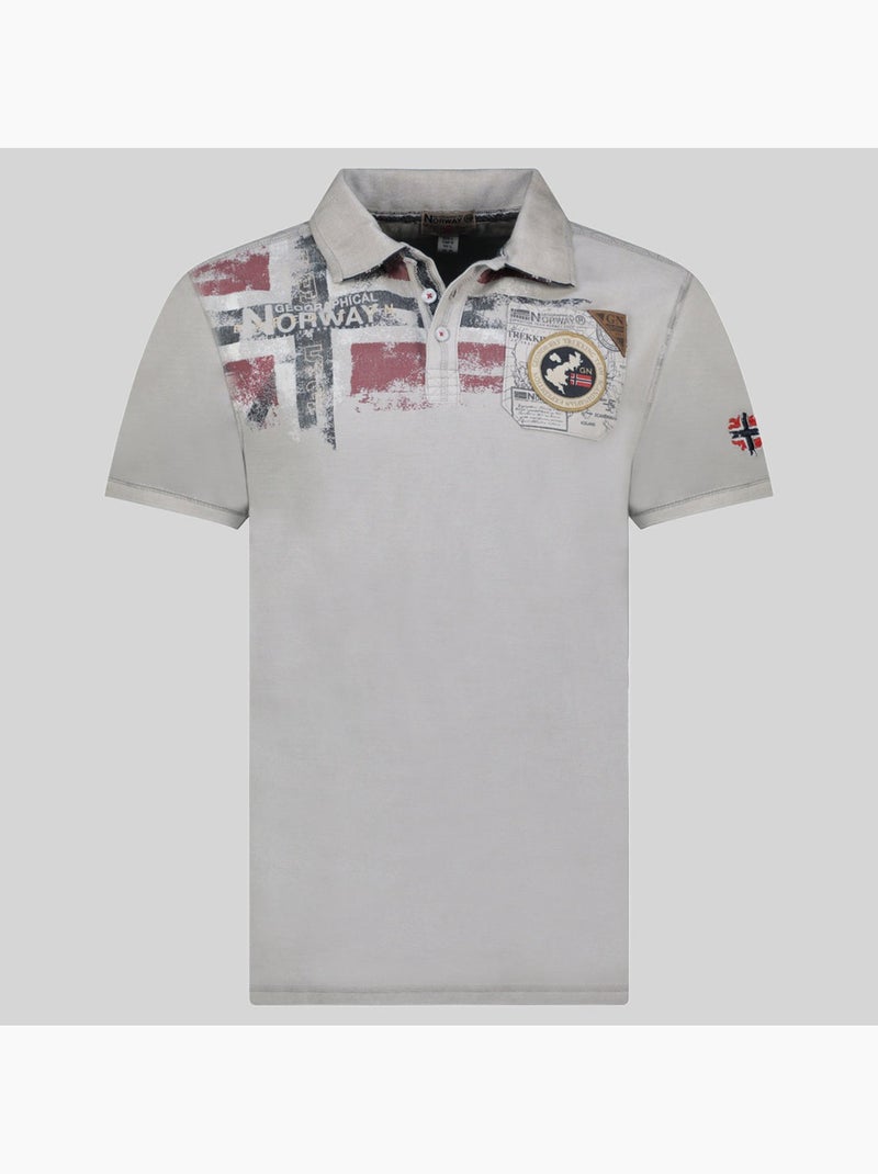 Polo kimac – geographical norway Cinza claro - Kiabi