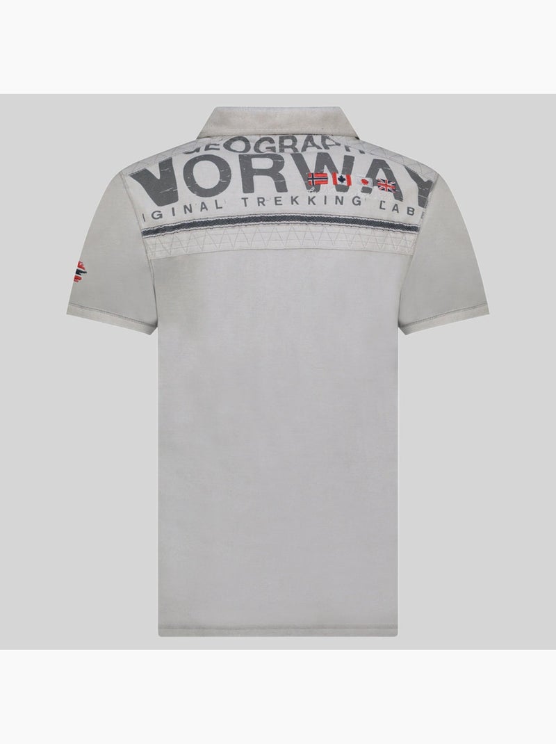 Polo kimac – geographical norway Cinza claro - Kiabi