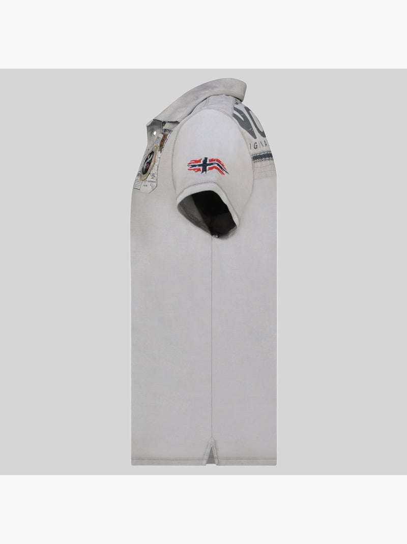Polo kimac – geographical norway Cinza claro - Kiabi