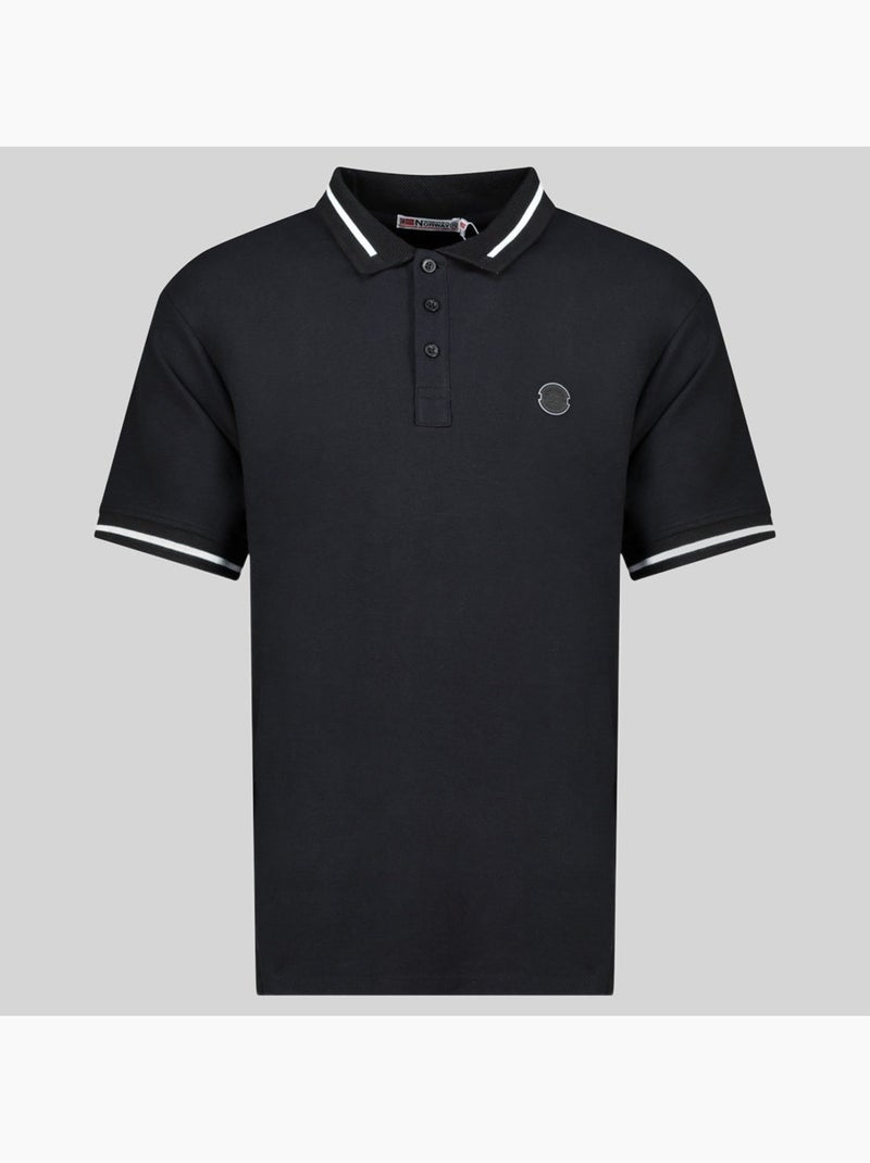 Polo klerio – geographical norway Preto - Kiabi