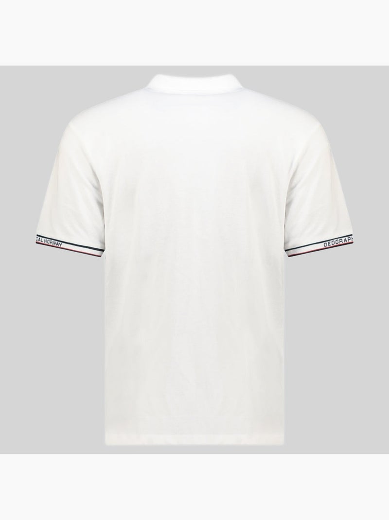 Polo koliar – geographical norway Branco - Kiabi