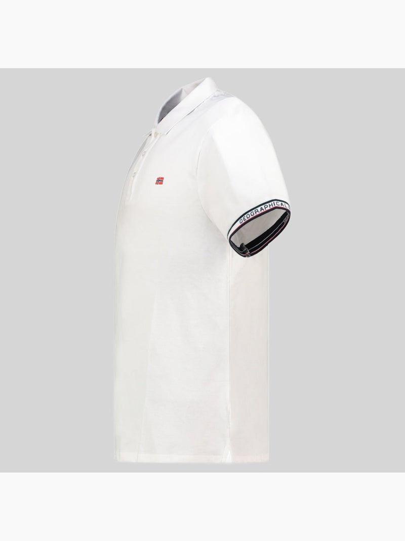 Polo koliar – geographical norway Branco - Kiabi
