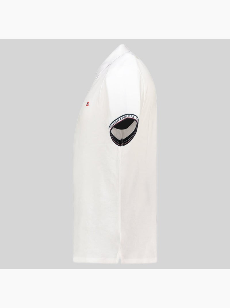Polo koliar – geographical norway Branco - Kiabi