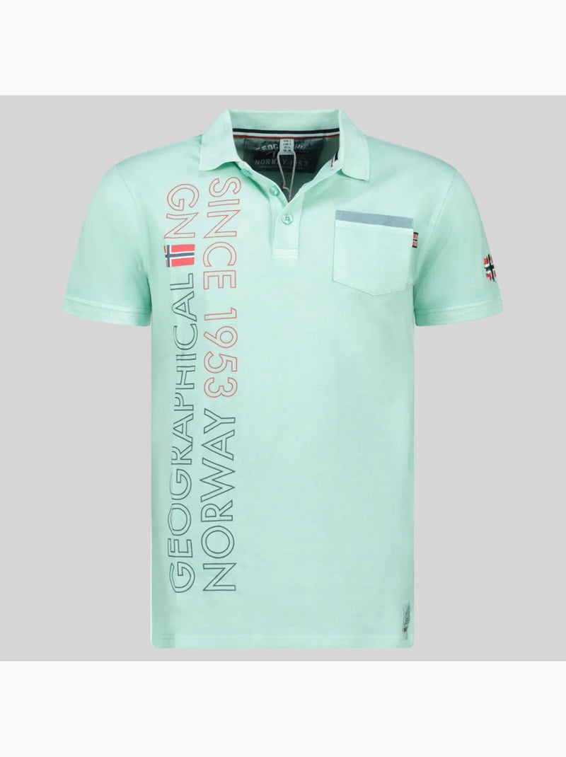 Polo konakri – geographical norway Verde claro - Kiabi