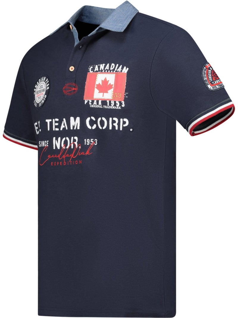 Polo kopteak – canadian peak Azul-marinho - Kiabi
