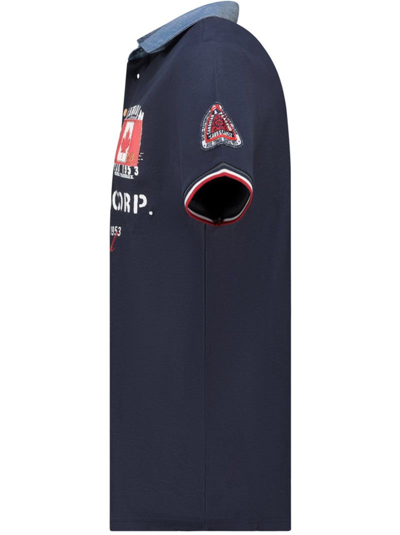 Polo kopteak – canadian peak Azul-marinho - Kiabi