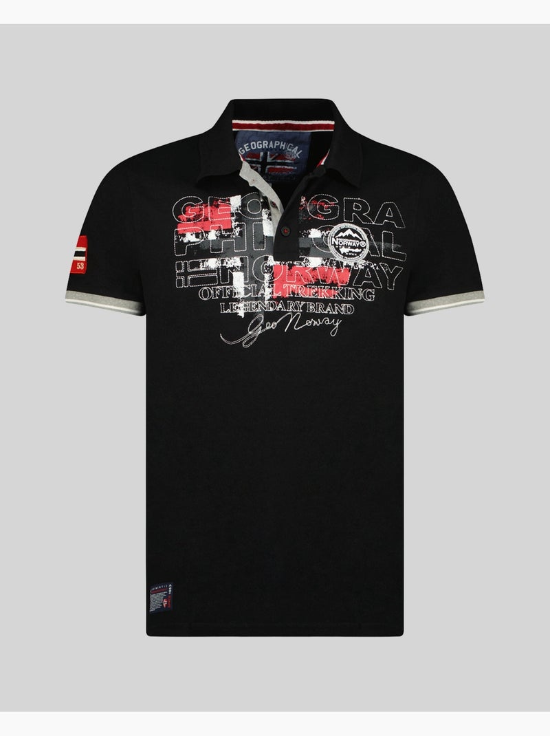 Polo kutta – geographical norway Preto - Kiabi