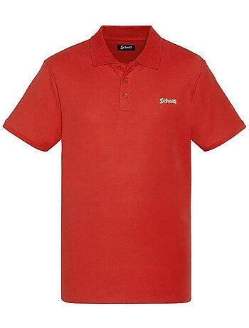 Polo azul claro para homem schott ps0022