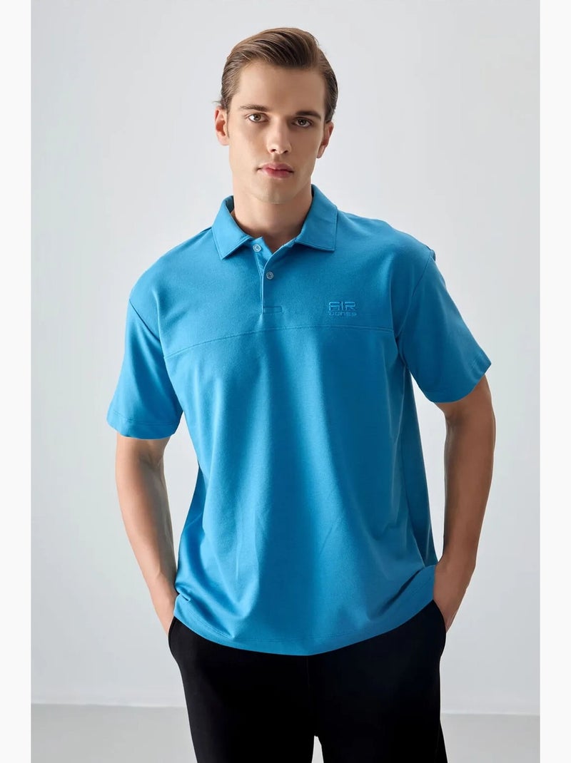 Polo largo tommy Azul-elétrico - Kiabi