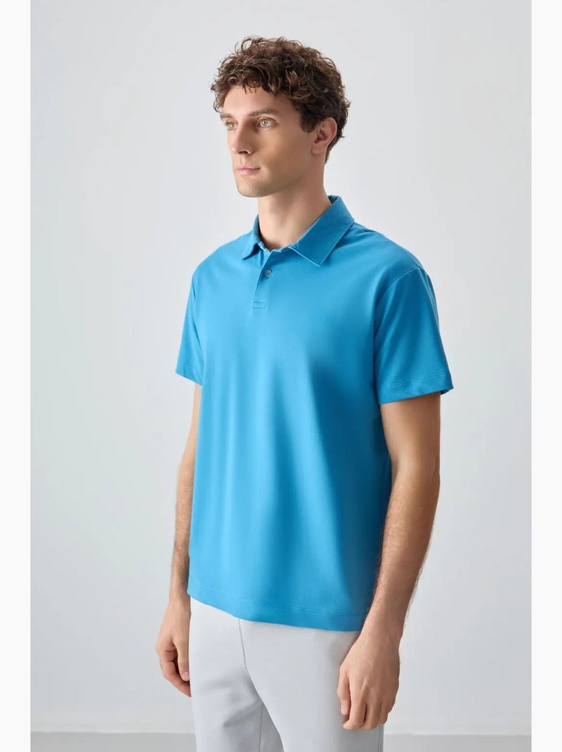 Polo largo tommy Azul - Kiabi