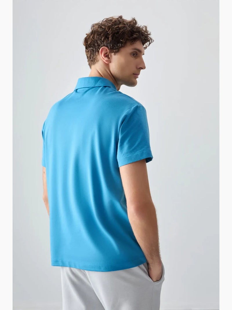 Polo largo tommy Azul - Kiabi