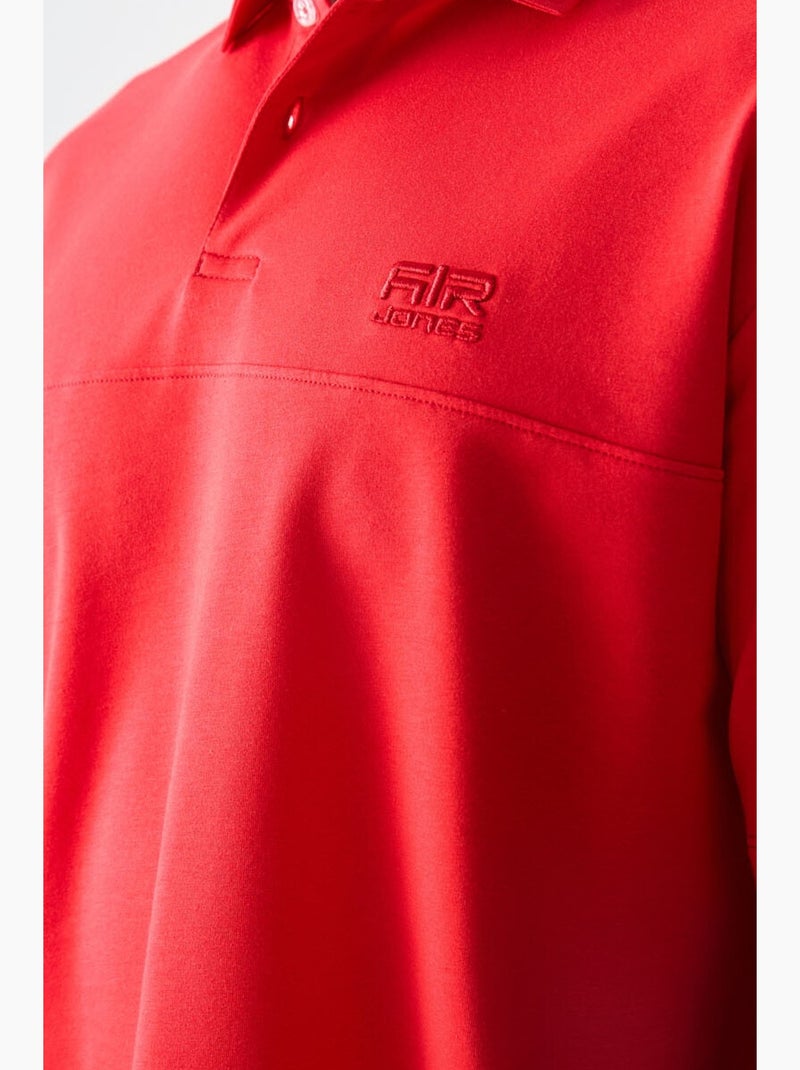 Polo largo tommy Vermelho - Kiabi