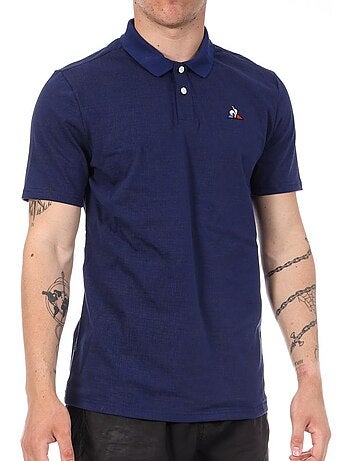 Polo Le Coq Sportif Azul Marinho para Homem