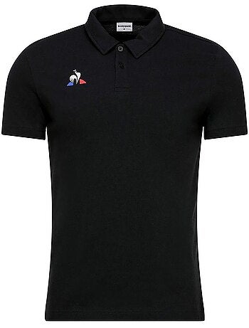 Polo Le Coq Sportif de Apresentação Preto para Homem