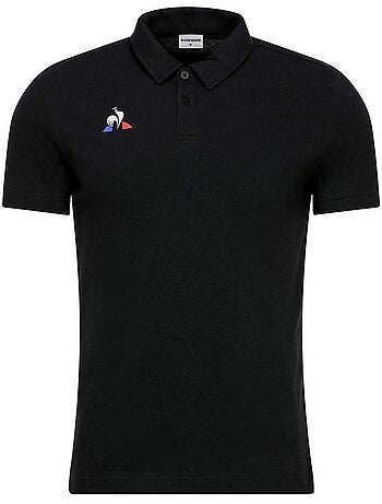 Polo Le Coq Sportif de Apresentação Preto para Homem