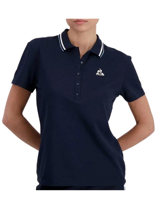Polo Le Coq Sportif Heritage Marine para Mulher - Kiabi Polo Le Coq Sportif Heritage Marine para Mulher - Kiabi