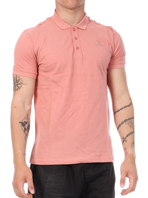 Polo Le Coq Sportif Rosette Rosa para Homem - Kiabi Polo Le Coq Sportif Rosette Rosa para Homem - Kiabi