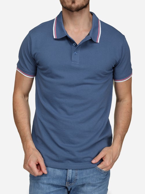 Polo liso com debrum - Torrente - Kiabi Polo liso com debrum - Torrente - Kiabi