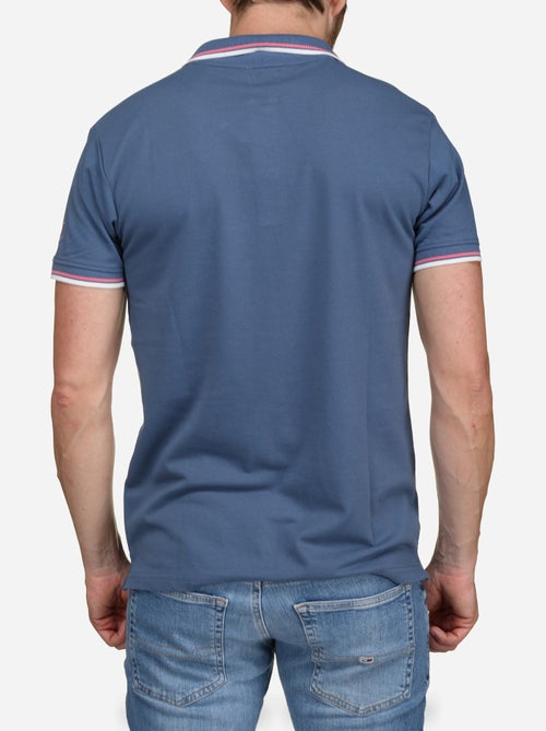 Polo liso com debrum - Torrente - Kiabi Polo liso com debrum - Torrente - Kiabi