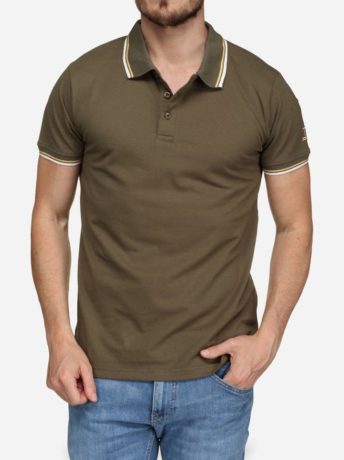 Polo liso com debrum - Torrente - Kiabi Polo liso com debrum - Torrente - Kiabi
