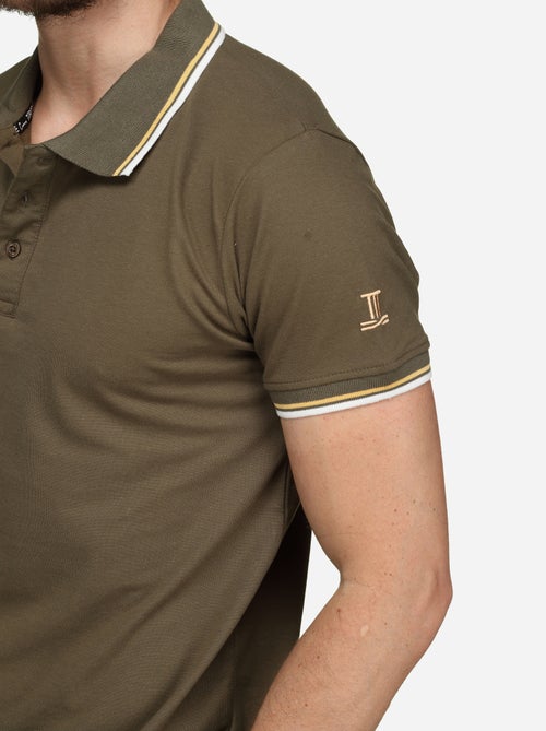 Polo liso com debrum - Torrente - Kiabi Polo liso com debrum - Torrente - Kiabi