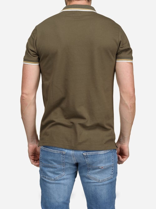 Polo liso com debrum - Torrente - Kiabi Polo liso com debrum - Torrente - Kiabi