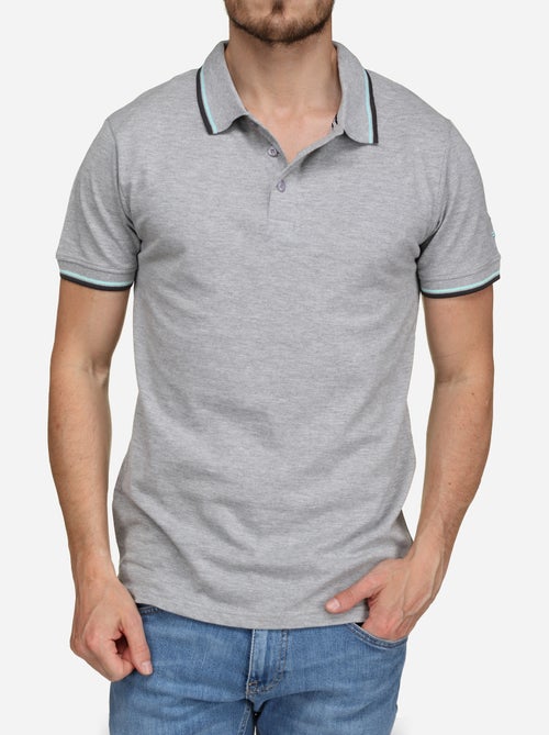 Polo liso com debrum - Torrente - Kiabi Polo liso com debrum - Torrente - Kiabi