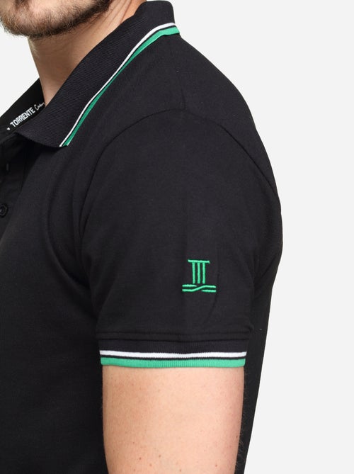 Polo liso com debrum - Torrente - Kiabi Polo liso com debrum - Torrente - Kiabi