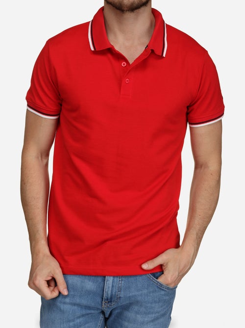 Polo liso com debrum - Torrente - Kiabi