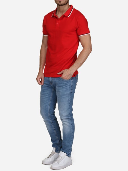 Polo liso com debrum - Torrente - Kiabi