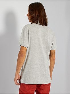 Polo liso de manga curta - Kiabi