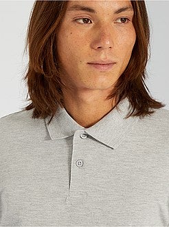 Polo liso de manga curta - Kiabi