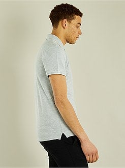 Polo liso de manga curta - Kiabi