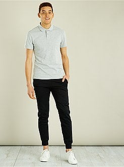 Polo liso de manga curta - Kiabi