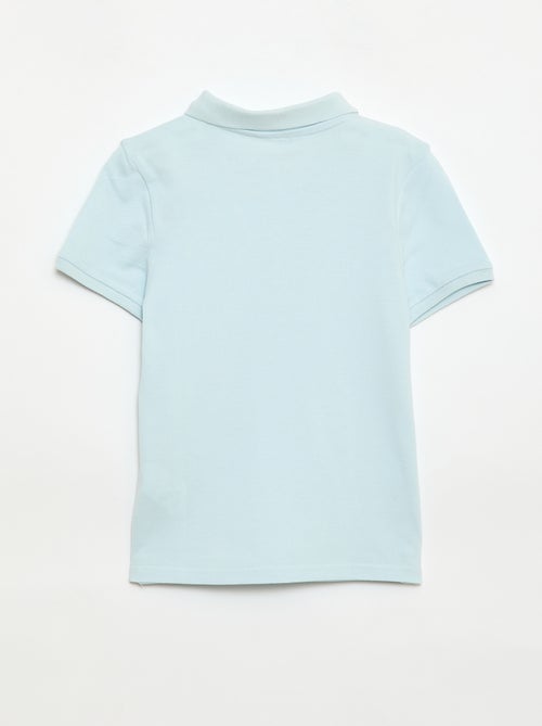 Polo liso em malha piqué - Kiabi