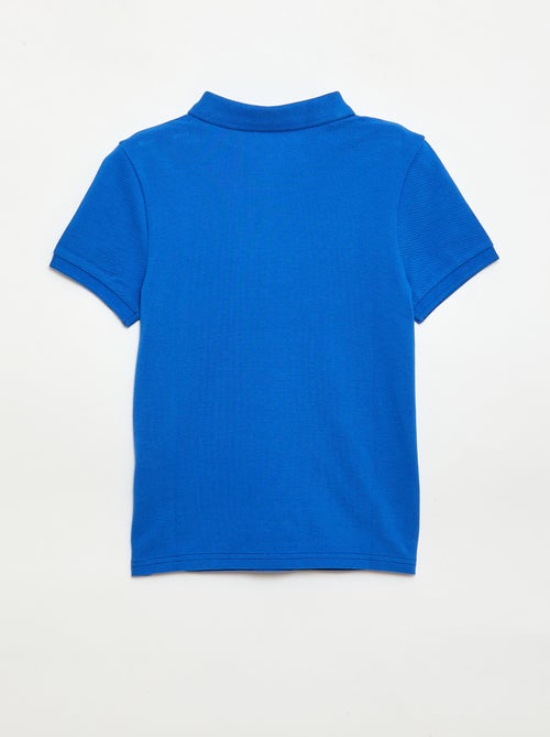 Polo liso em malha piqué - Kiabi
