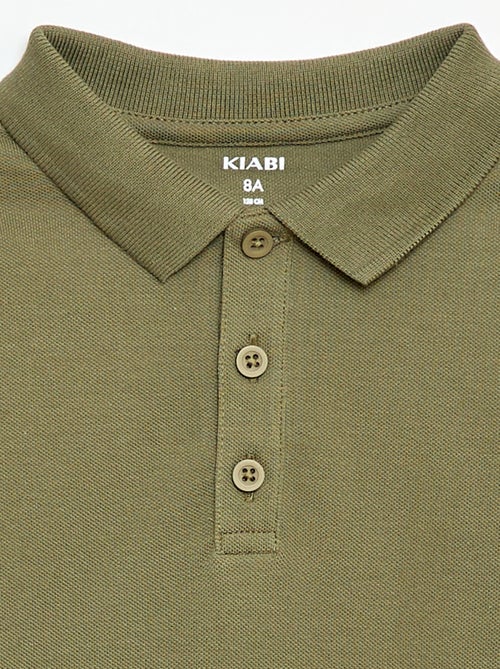 Polo liso em malha piqué - Kiabi Polo liso em malha piqué - Kiabi