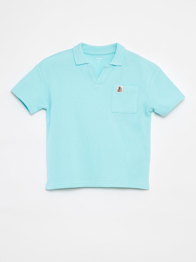 Polo loose com bolso CASTANHO - Kiabi
