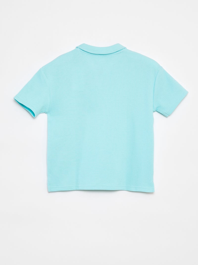 Polo loose com bolso CASTANHO - Kiabi