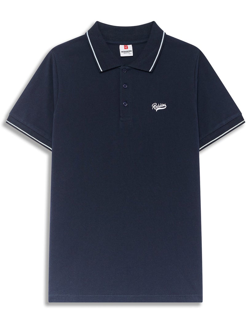 Polo Marine para Homem Redskins R231040 Azul - Kiabi