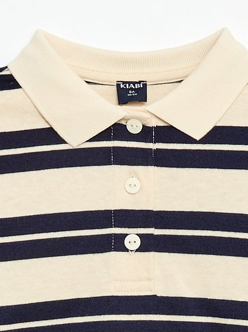 Polo oversize às riscas - Kiabi