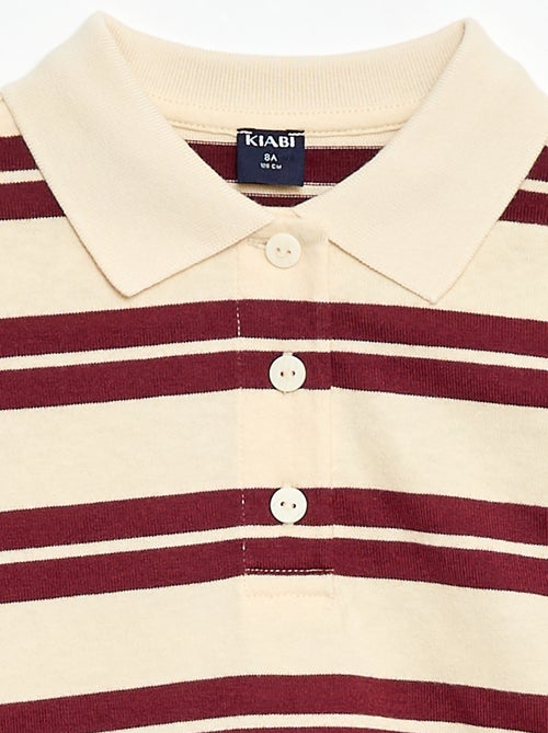 Polo oversize às riscas - Kiabi