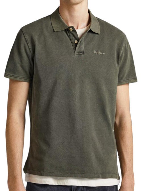 Polo Pepe Jeans Oliver Gd Cinzento Antracite para Homem - Kiabi Polo Pepe Jeans Oliver Gd Cinzento Antracite para Homem - Kiabi