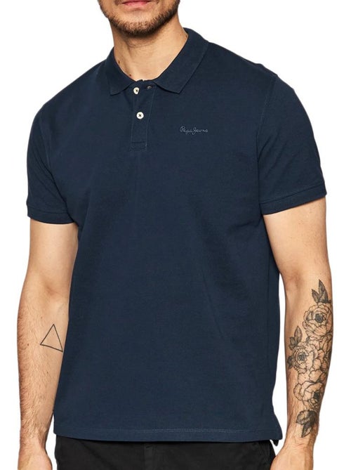 Polo Pepe Jeans Vincent para Homem Azul-Marinho - Kiabi Polo Pepe Jeans Vincent para Homem Azul-Marinho - Kiabi