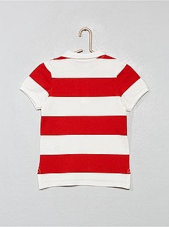 Polo piqué de algodão 'Eco Conception' - Kiabi